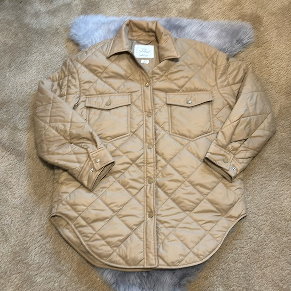 Wilfred Free Ganna quilted shacket shirt jacket